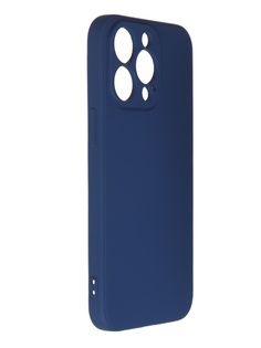 Чехол Pero для APPLE iPhone 13 mini Liquid Silicone Blue PCLS-0068-BL ПЕРО