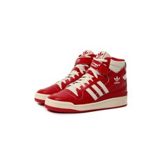 Кожаные кеды Forum 84 High Red Patent adidas Originals