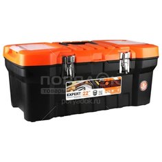 Ящик для инструмента, Expert 22", пластик, черный/оранжевый, ПЦ3732-1ЧРОР