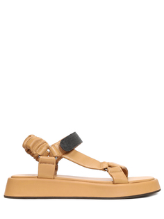 Сандалии кожаные Brunello Cucinelli