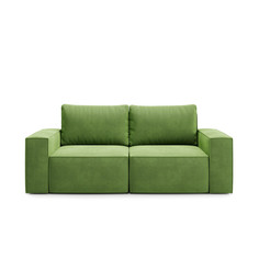 Диван erwin нераскладной (kult) зеленый 206x93x98 см.