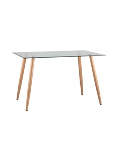 Стол освальд (stoolgroup) прозрачный 120x75x80 см.