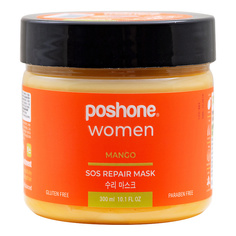 POSHONE Women Mango Маска восстанавливающая для нормальных, сухих и поврежденных волос