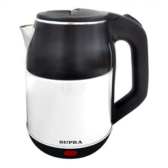 Чайник электрический Supra KES-1843S черный/белый