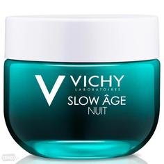 Ночной крем-маска для лица Vichy Slow Age, 50 мл, восстанавливающий для интенсивной оксигенации кожи
