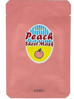 Маска для лица тканевая йогуртная APIEU Peach & Yogurt Sheet Mask 23гр A'pieu