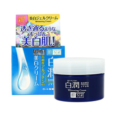 HADALABO Отбеливающий крем для лица с арбутином Shirojyun Cream, 50 г
