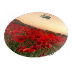 Весы напольные Home Element HE-SC908 красные маки
