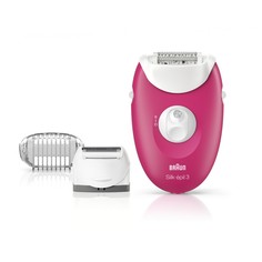 Эпилятор Braun SE3273 розовый/белый