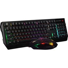 Набор клавиатура+мышь A4Tech Bloody Q1300 (Q135 Neon + Q50)