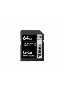 Карта памяти Lexar micro SDXC 64Gb Professional 1066x UHS-I U3 V30 A2 + ADP (160/70 MB/s)