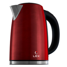 Чайники чайник LEX LX 30021-2 2200Вт 1,7л металл эл.управление красный