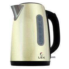 Чайники чайник LEX LX 30017-3 2200Вт 1,7л металл бежевый