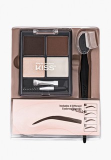 Набор для макияжа бровей Kiss Beautiful Brow Kit, 2 г.