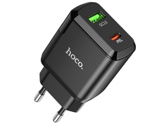 Зарядное устройство Hoco N5 2xUSB-C 3.0A PD 20W+QC3.0 Black 6931474738899