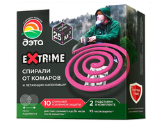 Средство защиты от комаров ДЭТА Extrime 10шт 66700919 - спирали