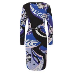 Платье с поясом Emilio Pucci