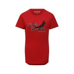 Хлопковая футболка Harley-Davidson