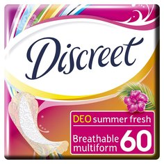 Прокладки женские Discreet, Multiform Deo Summer Fresh Trio, 60 шт, 0001037392