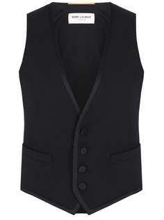 Жилет шерстяной Saint Laurent