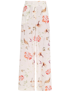 Брюки льняные с принтом 120% Lino