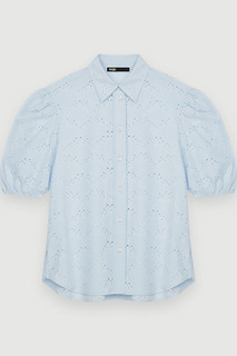 Голубая блузка Caderie Maje