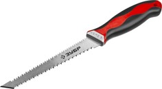 Мини-ножовка Зубр Мастер 15178_z01 выкружная для гипсокартона, 150 мм, с двухсторонним лезвием