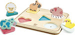 Развивалка сортер для малышей Hape Серия Пастель - учим цвета и домашних животных E8536_HP