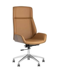 Кресло руководителя topchairs crown (stoolgroup) коричневый 60x113x64 см.