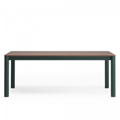 Обеденный стол bergen (the idea) коричневый 200x75x100 см.