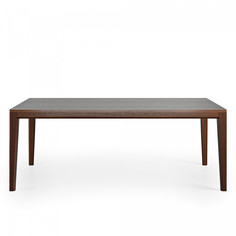 Обеденный стол mavis (the idea) коричневый 200x75x100 см.