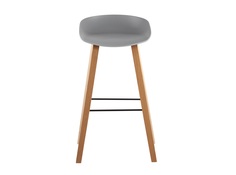 Стул барный libra (stoolgroup) серый 50x85x40 см.