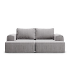 Диван ruffo нераскладной (kult) серый 220x86x104 см.