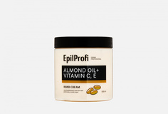 Крем для рук омолаживающий с маслом сладкого миндаля, сладкого апельсина и комплексом витаминов С и E Epilprofi