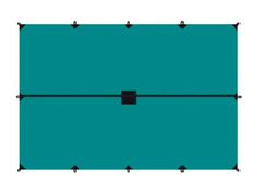 Тент BTrace 4x6m Green T0355