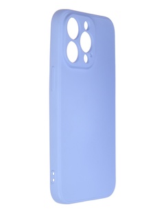 Чехол Pero для APPLE iPhone 13 Pro Liquid Silicone Blue PCLS-0070-LB ПЕРО