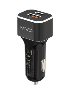Зарядное устройство Mivo MU-336Q Black 4602021038336