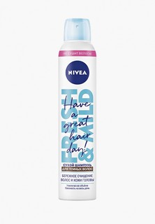 Сухой шампунь Nivea 3в1 для тёмных волос, 200 мл