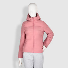 Женская куртка Мастер Пошива утепленная серо-розовая