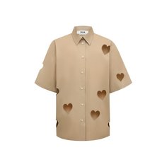 Хлопковая рубашка MSGM