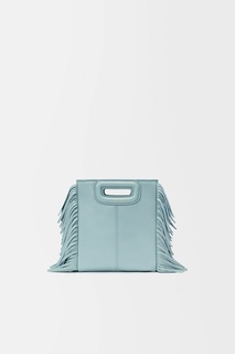 Голубая сумка M Mini Maje
