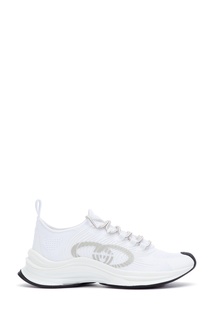 Белые кроссовки Gucci Run