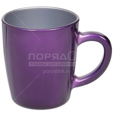 Кружка стекло, 340 мл, Металлик Пепл, Pasabahce, 55531SLBD46