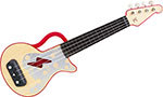 Музыкальная игрушка Hape Гавайская гитара для детей Мерцающая укулеле красная E0624_HP