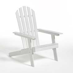 Кресло в стиле адирондак zeda белый (laredoute) белый 69x86x89 см.
