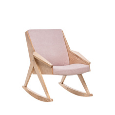 Кресло-качалка амбер д (комфорт) розовый 68x84x76 см. Milli