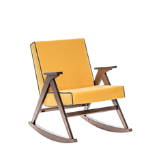 Кресло-качалка вест (комфорт) желтый 65x84x86 см. Milli
