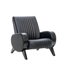 Кресло-глайдер персона люкс (комфорт) черный 77x82x90 см. Milli