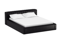 Кровать vatta (ogogo) черный 190x75x250 см.