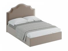 Кровать queen victoria lux (ogogo) бежевый 170x130x216 см.